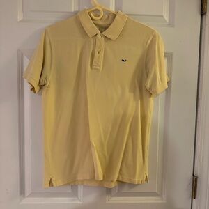 Vineyard Vines Light Yellow Polo Shirt